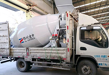 建中機械4立方混凝土攪拌罐，發往湖南湘潭
